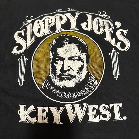 Vintage 80s Ernest Hemingway Sloppy Joes Shirt - Picture 2 of 4